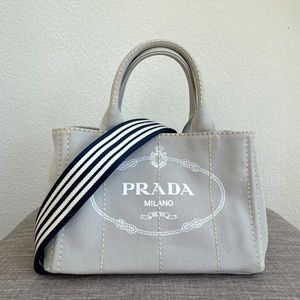Prada Canapa Canvas Tote Mini